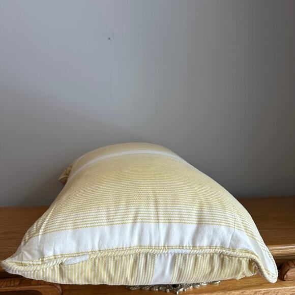 Waverly Paisley Verveine Embroidered Oblong Decorative Accessory Yellow Pillow - Picture 11 of 11